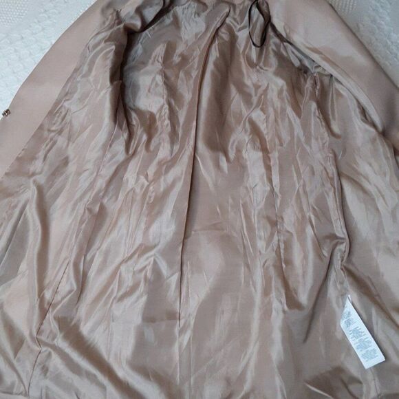 Missguided Women's Ivory Faux Leather Blazer US size 4 - Picture 8 of 12